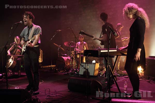 CHOIR OF YOUNG BELIEVERS - 2012-05-18 - PARIS - Cafe de la Danse - Jannis Noya Makrigiannis - Cæcilie Trier - Jakob Millung - Casper Henning Hansen - Sonja Labianca - Lasse Herbst